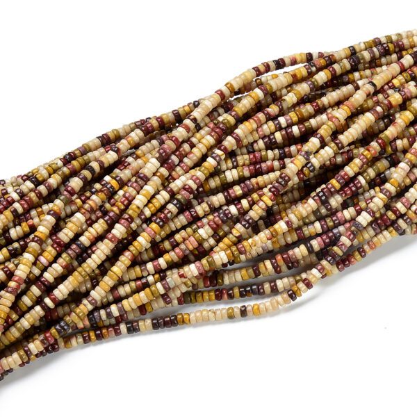 Mookaite Jasper Heishi Beads Rondelle Beads