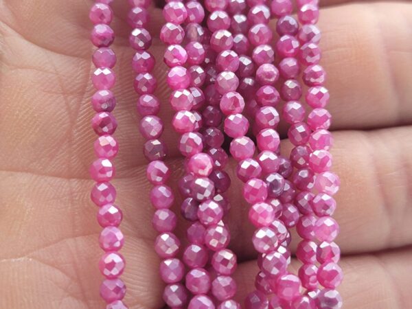 Fuchsia Mystic Moonstone Loose Bead
