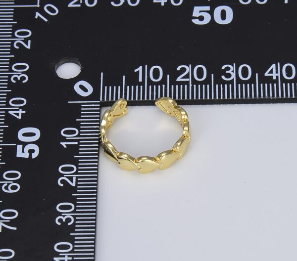 Measuring Adjustable Heart Ring