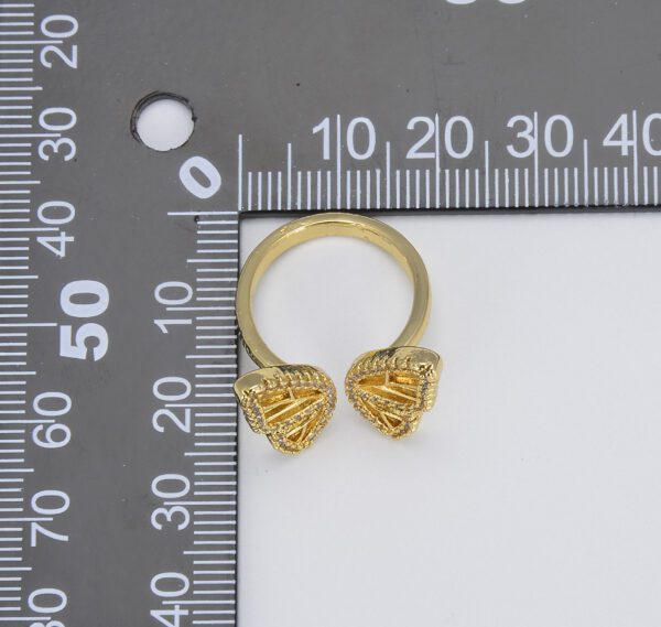 Measuring Butterfly Ring Dainty Monarch Ring