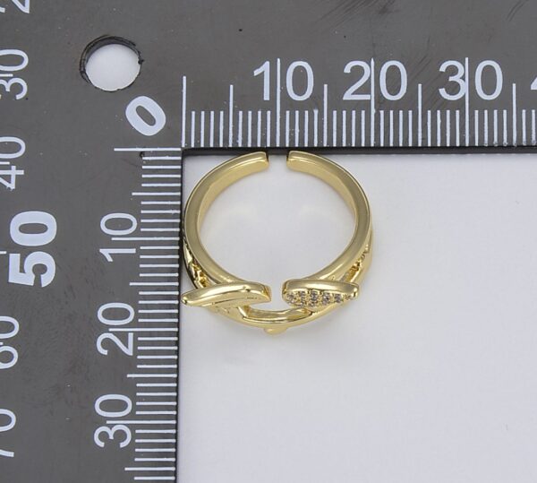 Adjustable Cute Ring with Angel Wings