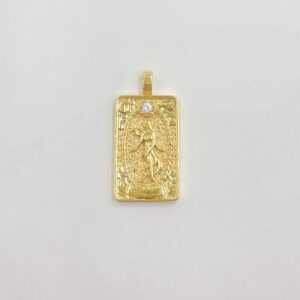 Gold Filled Tarot Card Charm