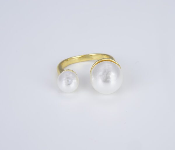 Gold Filled Adjustable Freshwater Pearl Ring