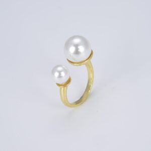 Gold Filled Adjustable Freshwater Pearl Ring