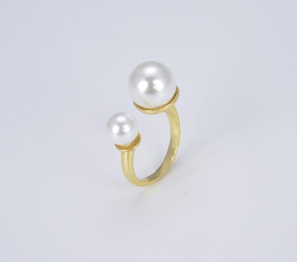 Gold Filled Adjustable Freshwater Pearl Ring