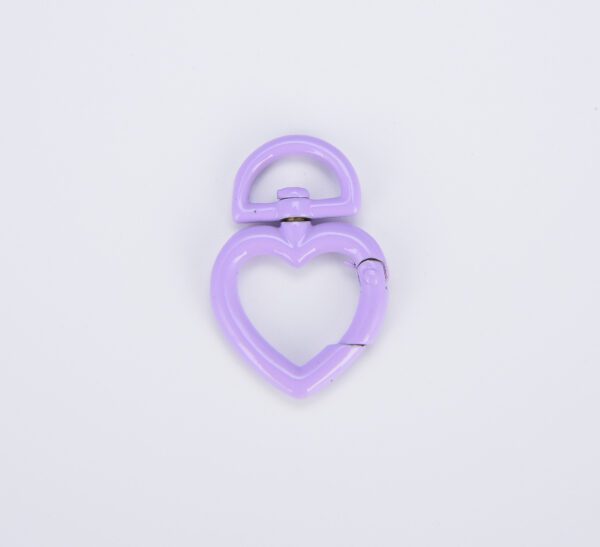 Colorful Enamel Heart Spring Clasp