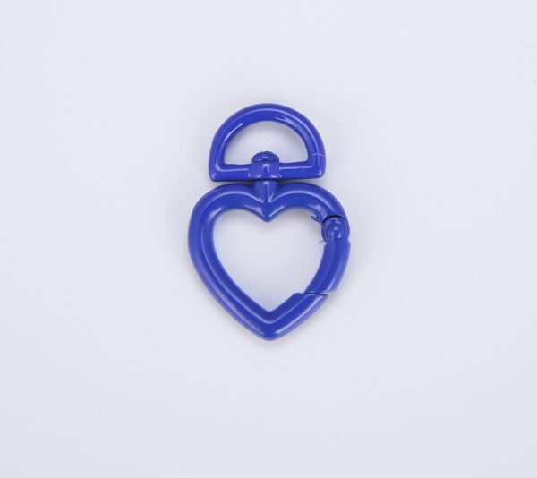 Colorful Enamel Heart Spring Clasp
