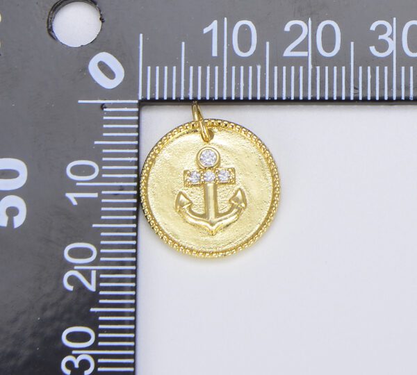 Gold Anchor Pendant