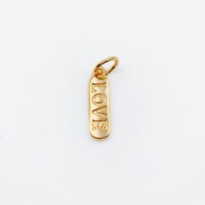 CP1224 LOVE gold pendant