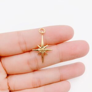 Gold Filled Dainty North Star Charm