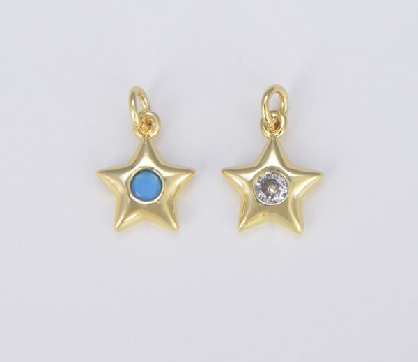 Gold Dainty Star Charm