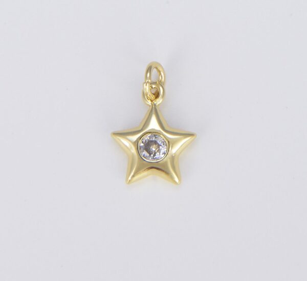 Gold Dainty Star Charm