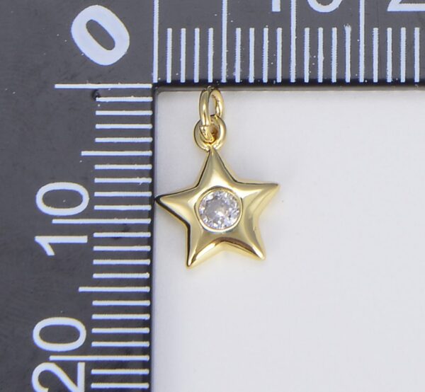 Gold Dainty Star Charm