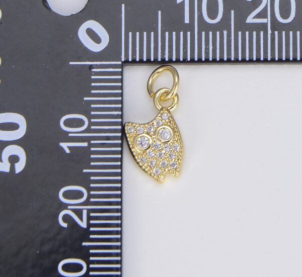 Dainty Gold Owl Charm