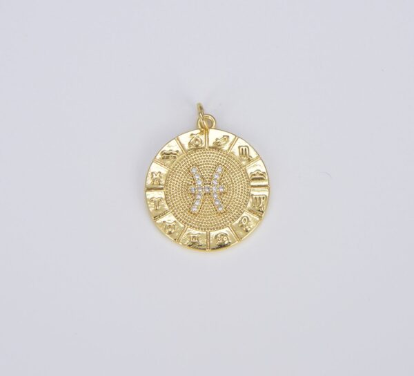 Gold Zodiac Charms