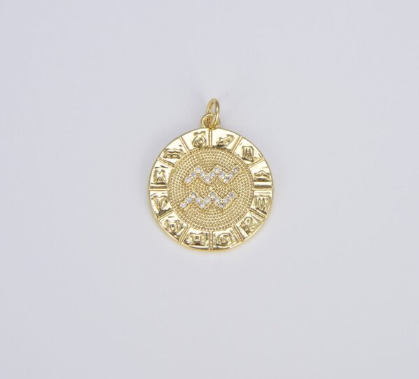 Gold Zodiac Charms