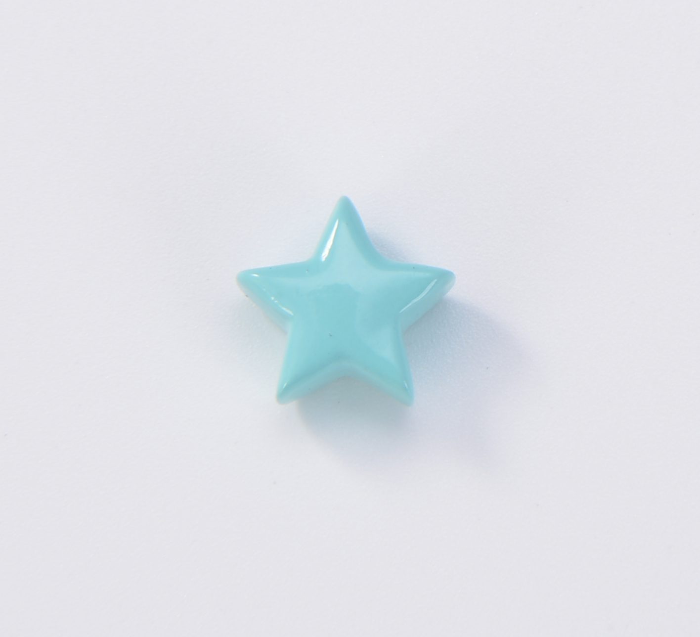 Enamel Colorful Five Point Star Beads, BD102 - BeadsCreation4u