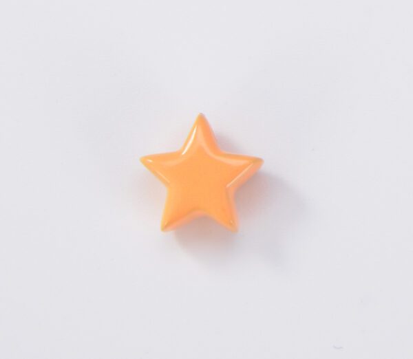 Yellow Orange Enamel Colorful Five Point Star Beads