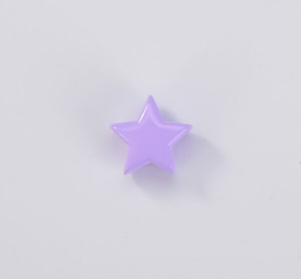 Lilac Enamel Colorful Five Point Star Beads