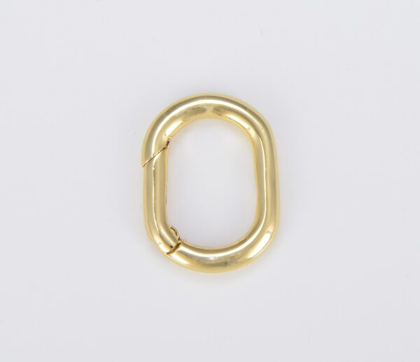 Gold Filled Carabiner Spring Push Clasp