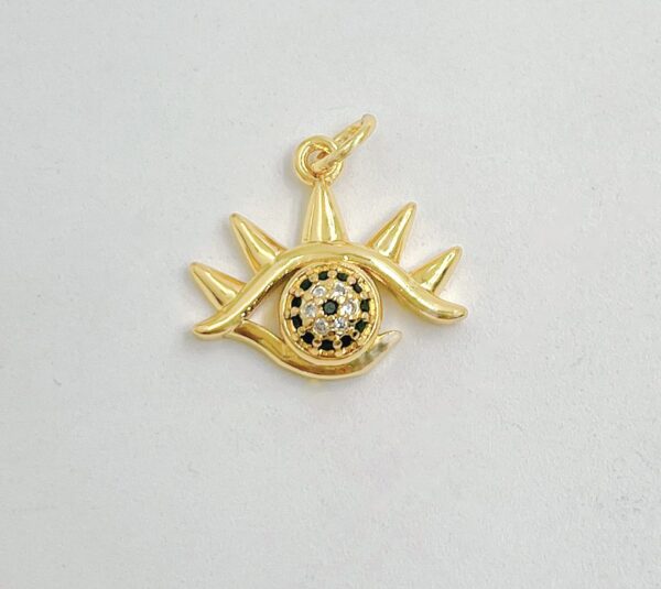 Gold Filled Evil Eye Charm