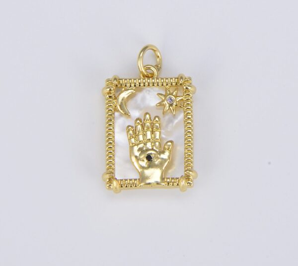 Gold Filled Tarot Card Reading Charm