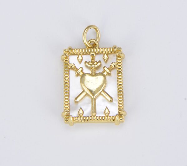 Gold Filled Tarot Card Reading Charm