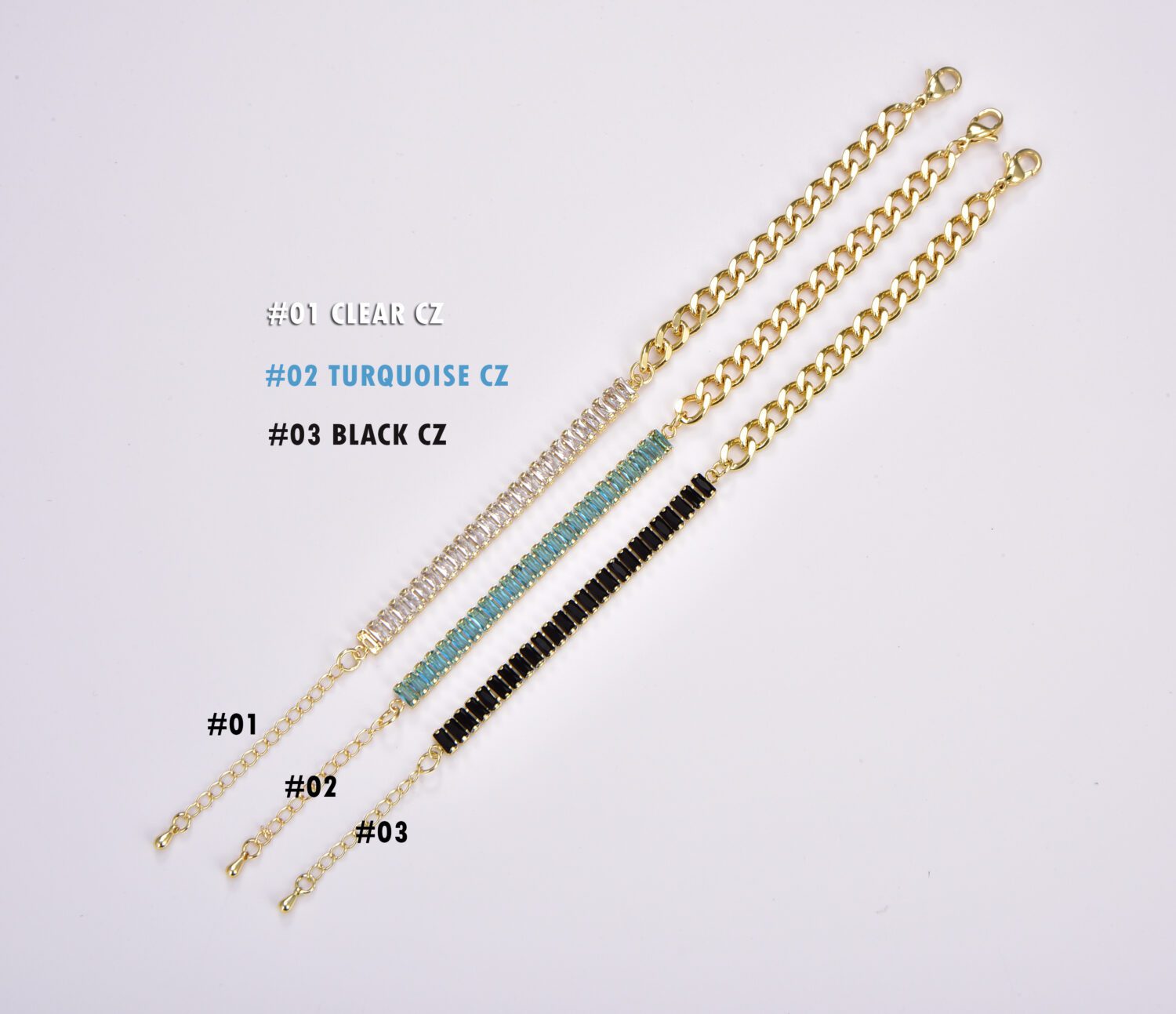 Half Turquoise And Diamond Tennis Bracelet | The Karat Store