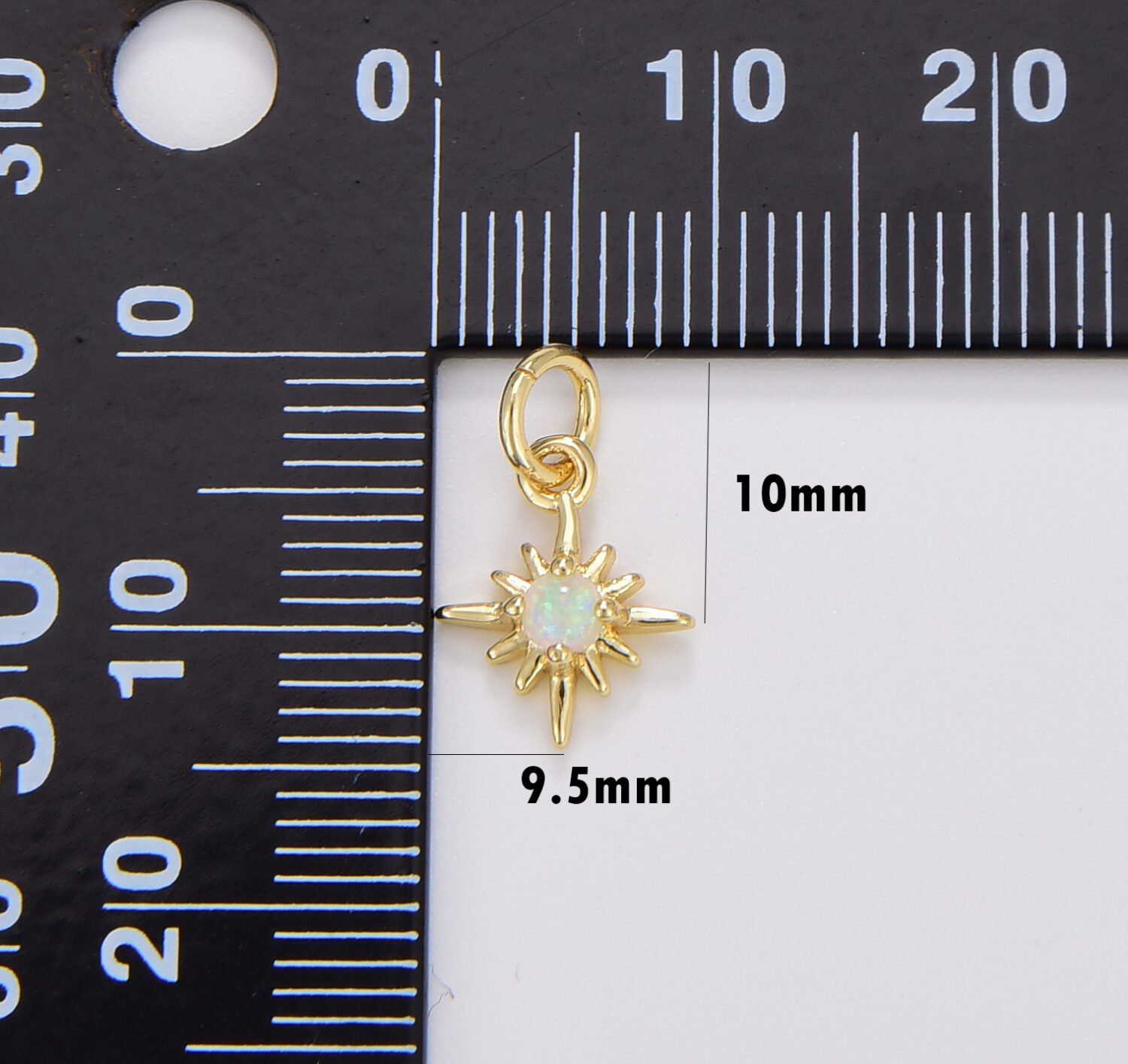 Opal Star Pendant, Gold Filled Star Burst Charms Dainty Celestial Jewelry  Making, Charm for Necklace Bracelet Earring Component, CP1698 -  BeadsCreation4u