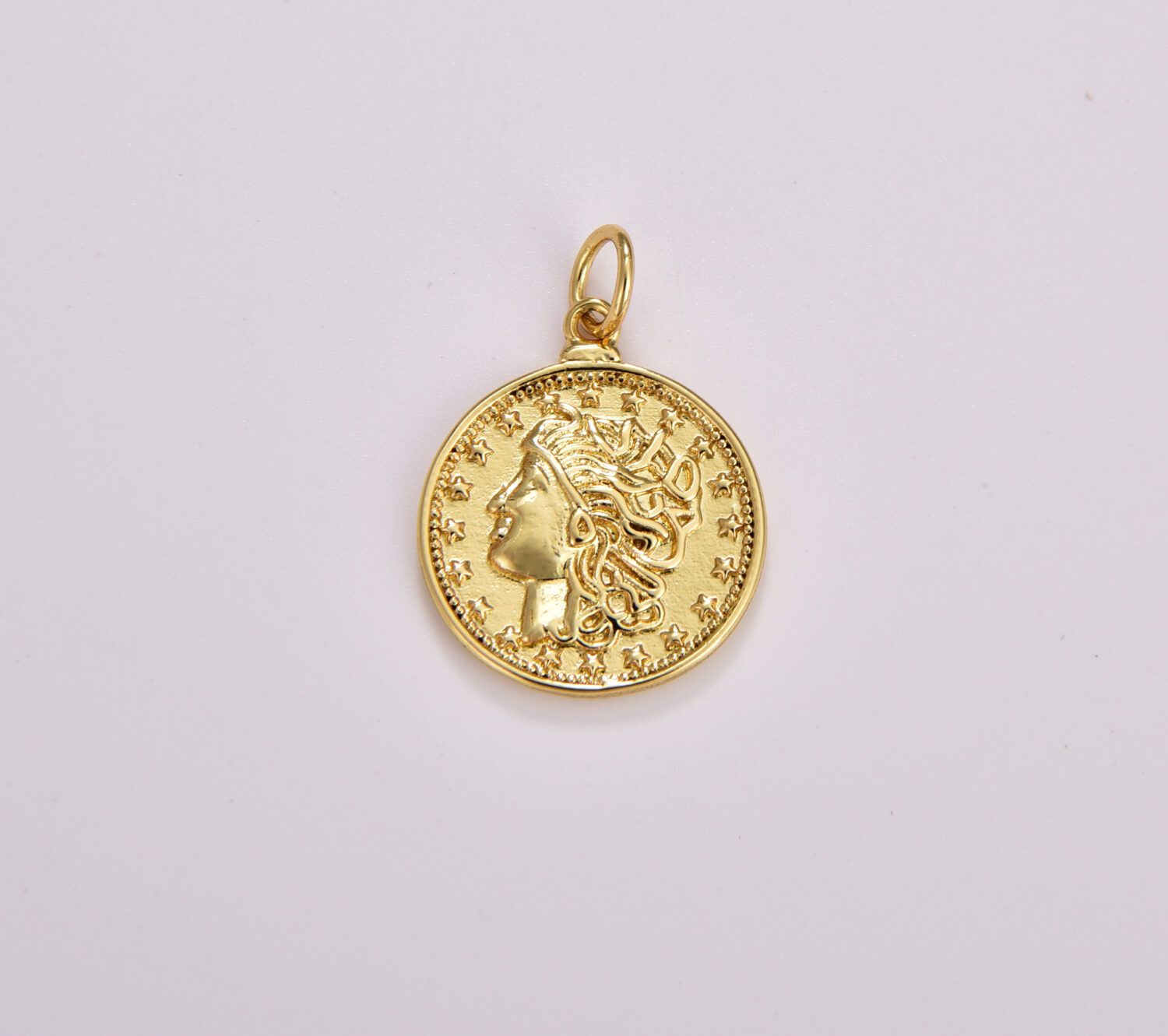 Ancient Roman Coin Charm Necklace, Delicate Layering Necklace, Gold Filled  Roman Coin Ancient Greek Jewelry, Good Luck Amulet Gift, CP1713 -  BeadsCreation4u