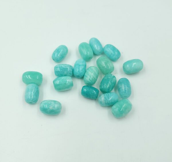 Oval Shaped Natural Amazonite Beads, Amazonite for Bracelet Necklace Do It Yourself Jewelry Making Gemstone, 11x9mm, PRP760 - Image 4