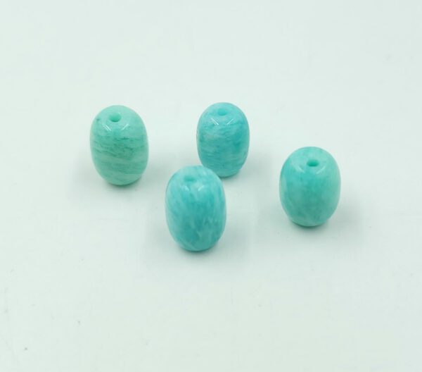 Oval Shaped Natural Amazonite Beads, Amazonite for Bracelet Necklace Do It Yourself Jewelry Making Gemstone, 11x9mm, PRP760 - Image 5