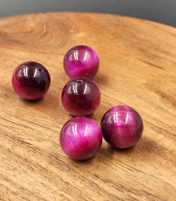 AAA Natural Red Tiger's Eye Beads Smooth Round Sold by Beads, 16mm, PRP801