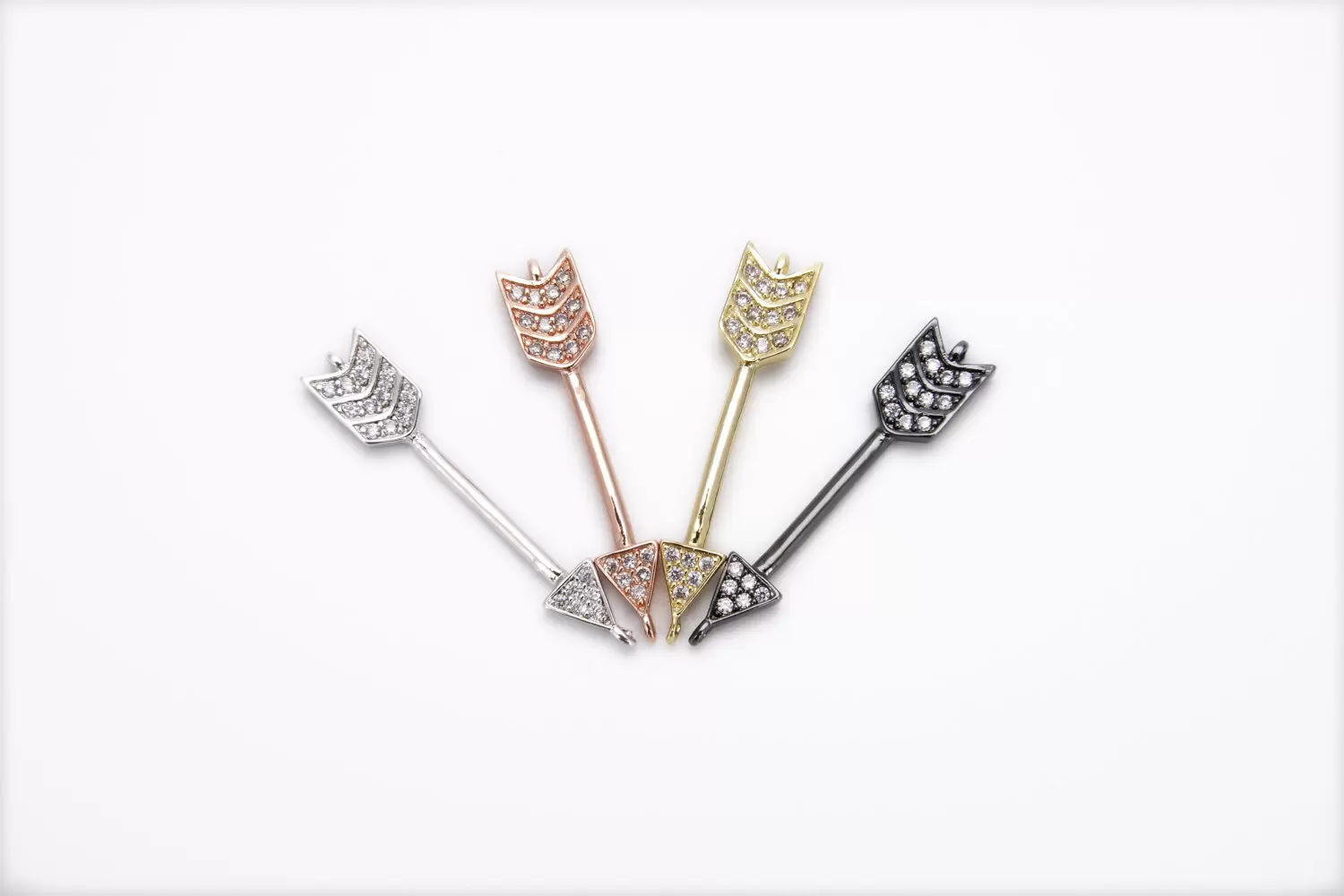 14K Gold Arrow Connector, Arrow Head Charm, Arrow Charm, Arrow Pendant, Arrow Shape, Cupid Arrow, DIY, Jewelry Making, 7X36MM, CN203 - Image 10