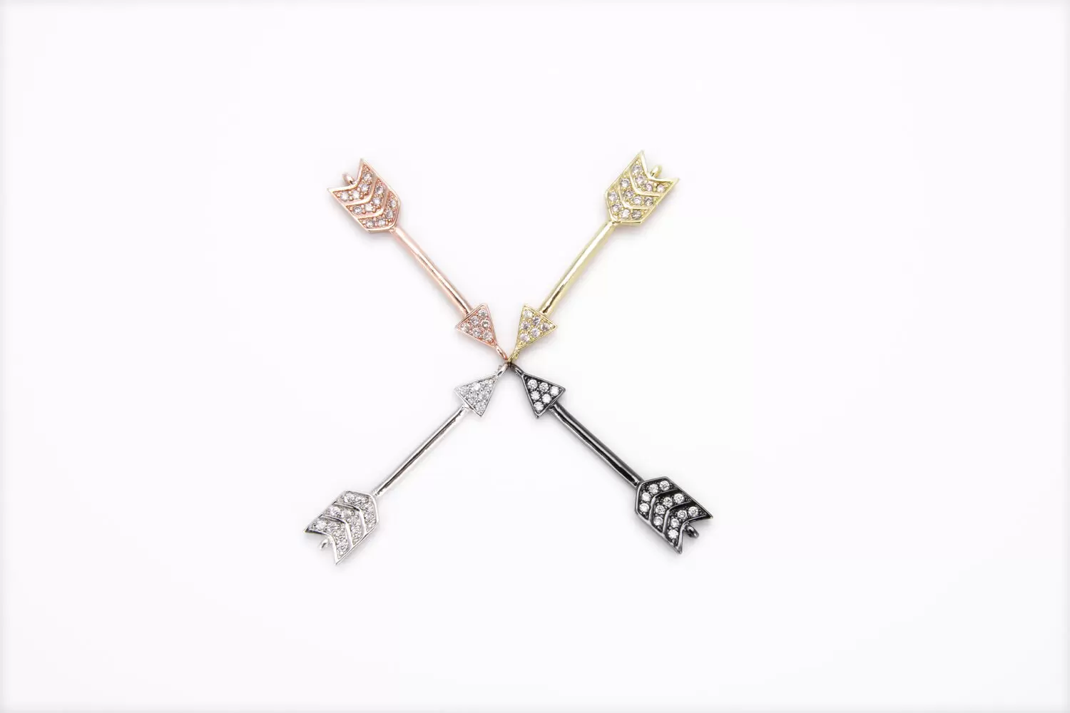 14K Gold Arrow Connector, Arrow Head Charm, Arrow Charm, Arrow Pendant, Arrow Shape, Cupid Arrow, DIY, Jewelry Making, 7X36MM, CN203 - Image 3