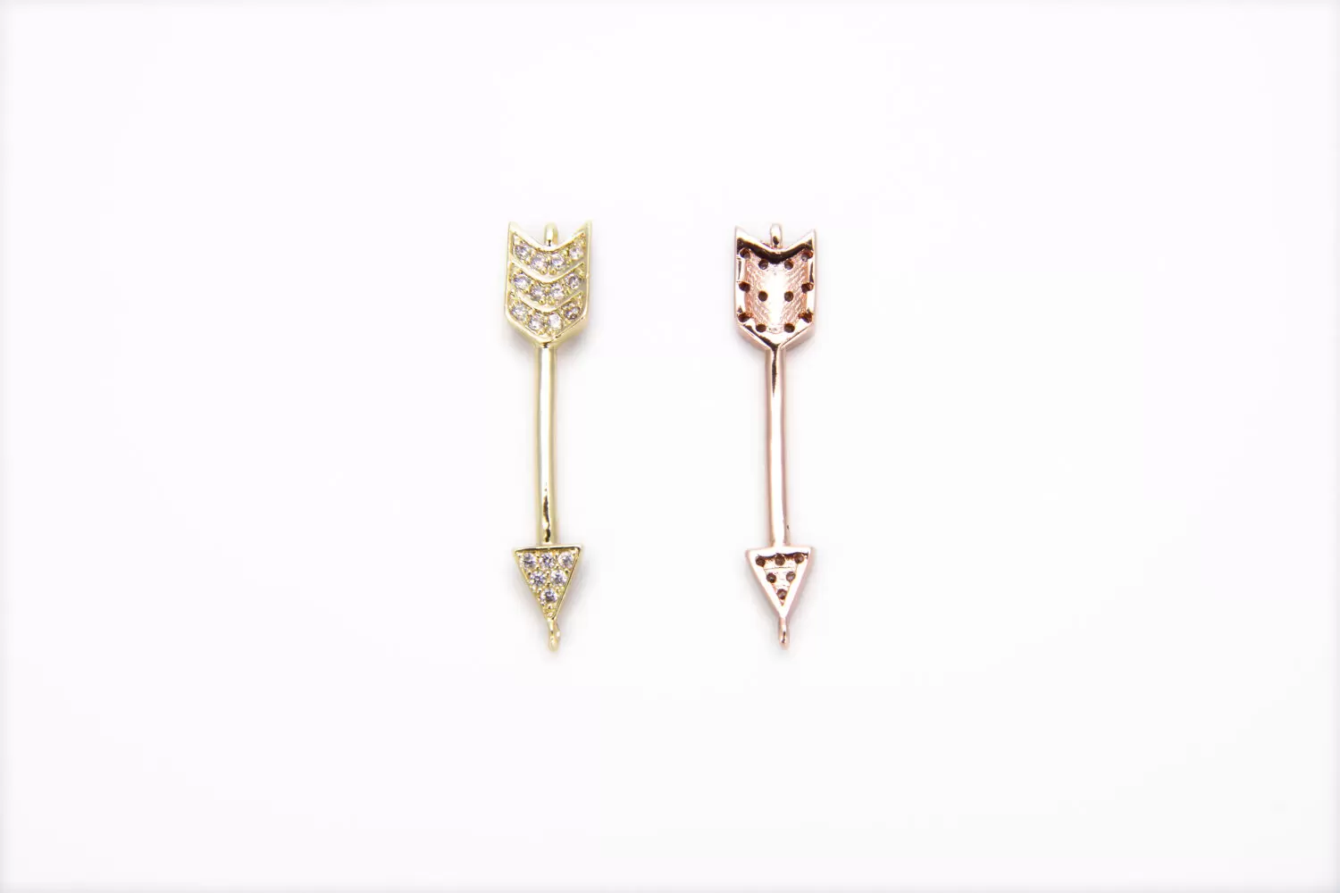 14K Gold Arrow Connector, Arrow Head Charm, Arrow Charm, Arrow Pendant, Arrow Shape, Cupid Arrow, DIY, Jewelry Making, 7X36MM, CN203 - Image 7