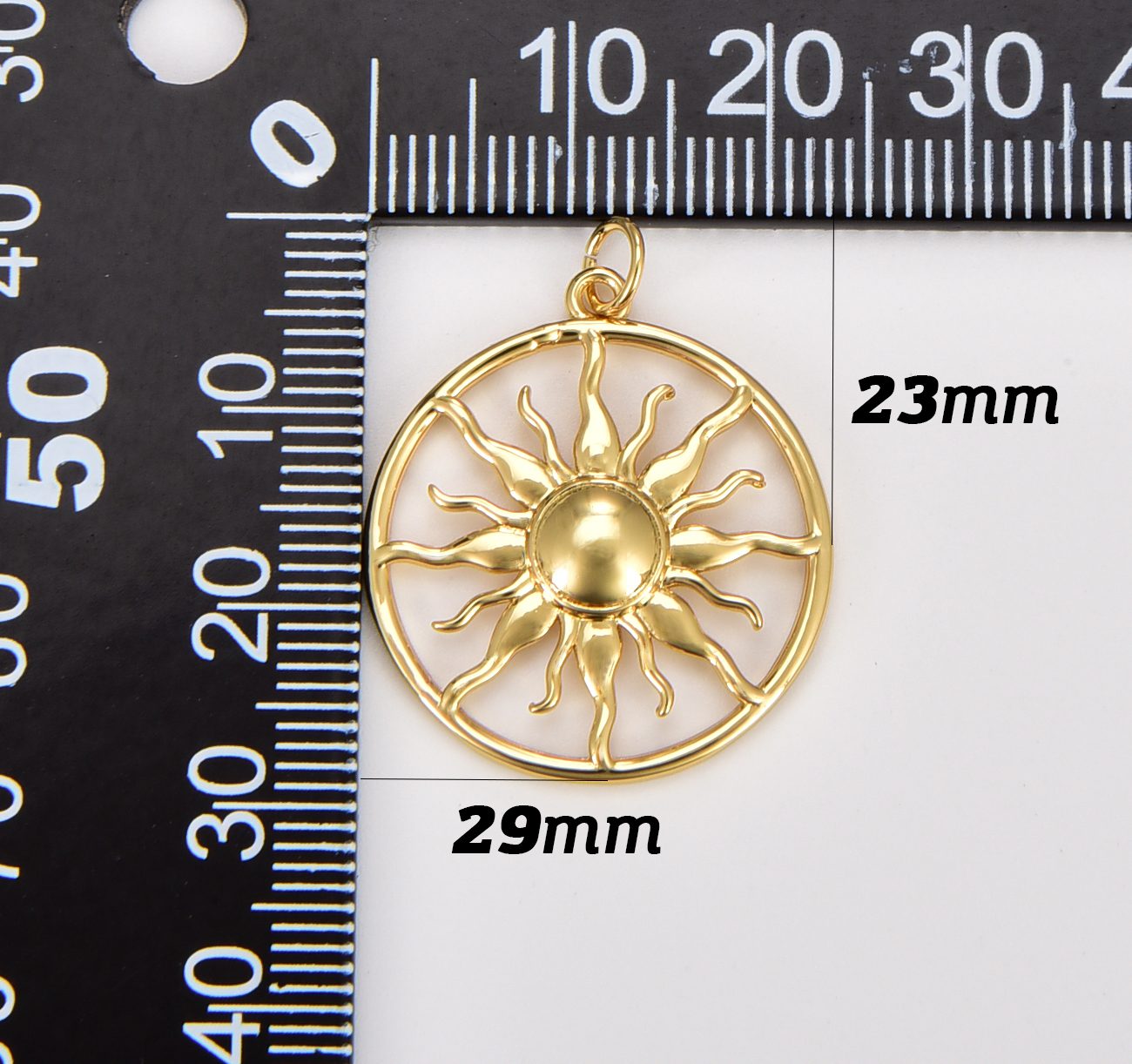 The Sunshine Necklace | Sun Pendant Necklace| Celestial Sun | Minimalist  Jewellry for Women JLD540-B• Inspirational Gift Sunbeam