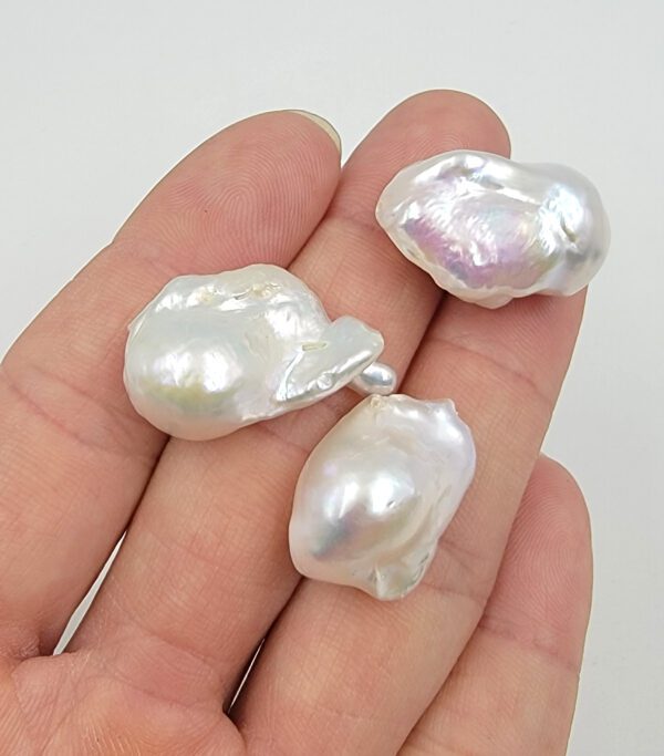 Fresh Water Pearl Charms, Baroque Pearl Charms, Pearl Charm Necklace Pendant, PRP674 - Image 4