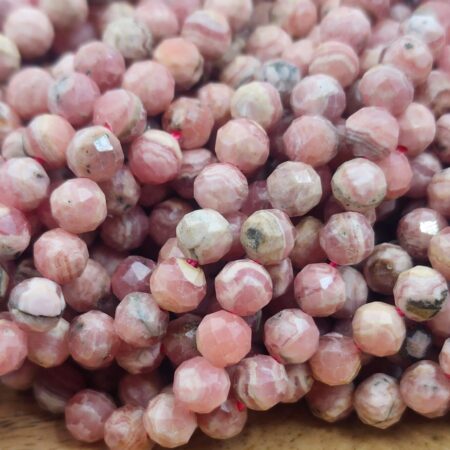 Grade AAA Natural Rhodochrosite Round Bead, Gorgeous Natural Pink Rhodochrosite Stone Bead, High Quality Gemstone 15.5" Strand, 6mm PRP8244