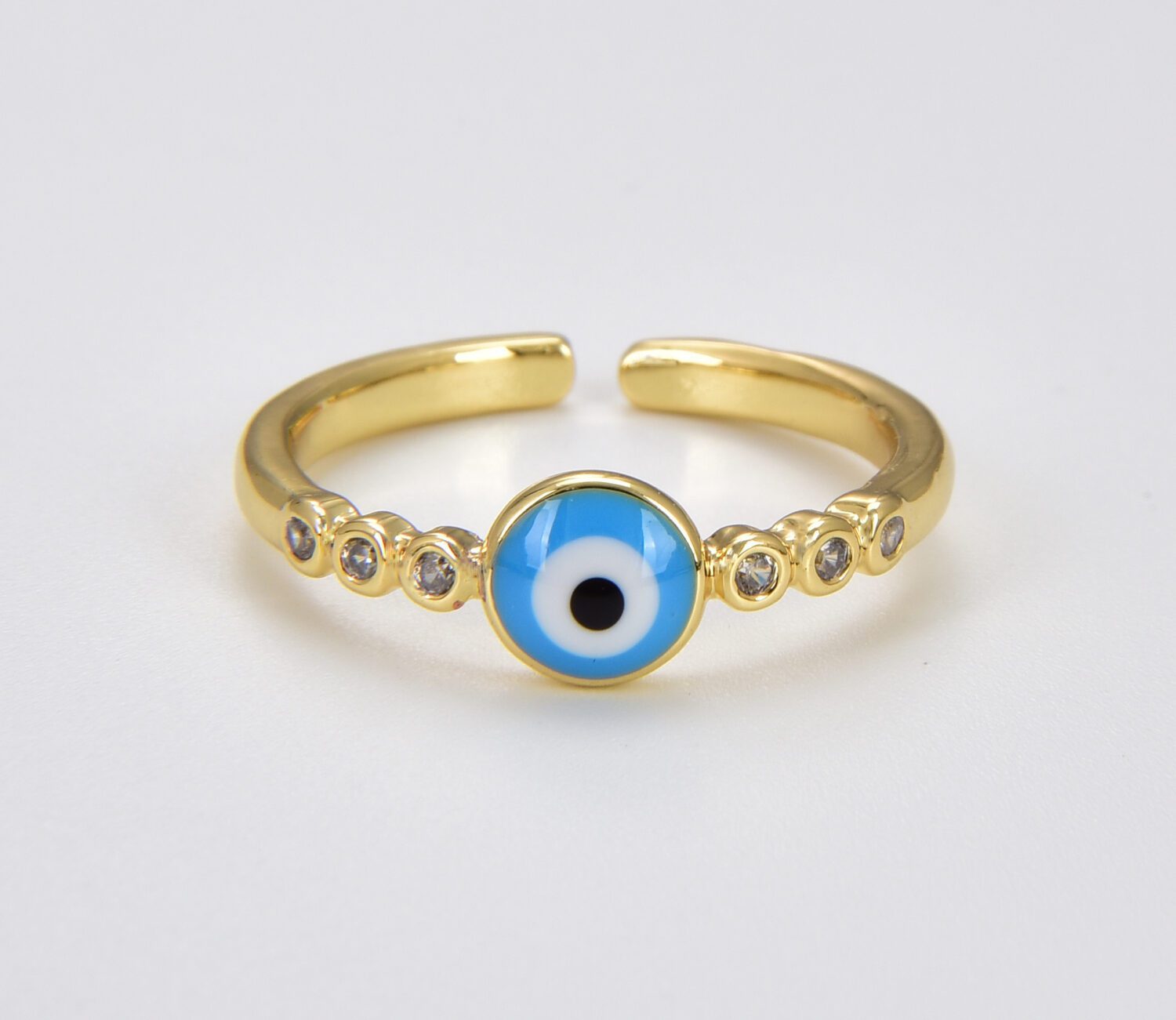Buy Evil Eye Rings Online| Made with BIS Hallmarked Gold | Starkle