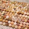 Grade AAA Pink Opal Faceted Round Beads, High Quality Genuine Pink Opal Gemstone Beads, Gifts for her, 6mm 15.5" Strand GRN365 - Image 4