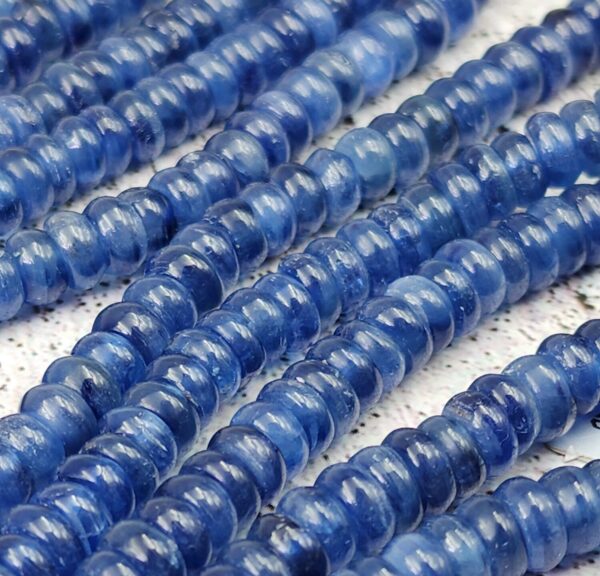 AAA Natural Kyanite, Rondelle Kyanite Bead, Natural Kyanite Blue Color Gemstone, Great Quality 15.5” Strand Loose Gemstone, 7x3mm, PRP829 - Image 3