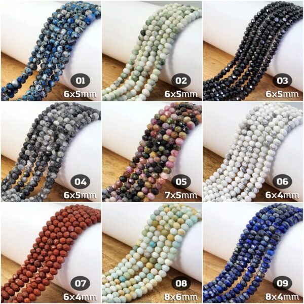 Natural Gemstone Loose Round Beads Healing Energy Love Chakra Gemstone Loose Beads DIY Jewelry Making for Bracelet Necklace PRP831