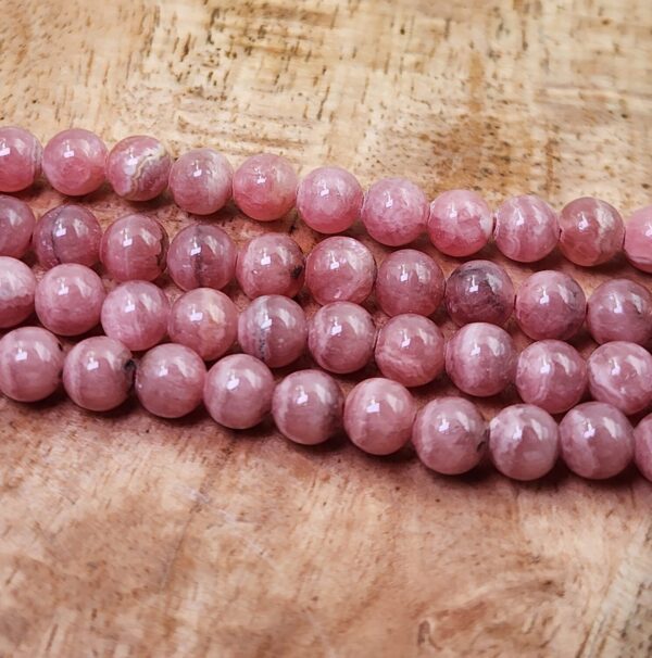 Rhodochrosite Gemstone Grade AAA Smooth Round Loose Beads, Pink Gemstone, Pink Beads 15.5 inch Full Strand 3.5m, 6mm, PRP832 - Image 5