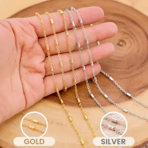 Barrel Satellite Chain, Gold Filled Satellite Round Tubed Chain by Foot, Unfinished Satellite Chain Bulk, Minimalist Chain, CH306
