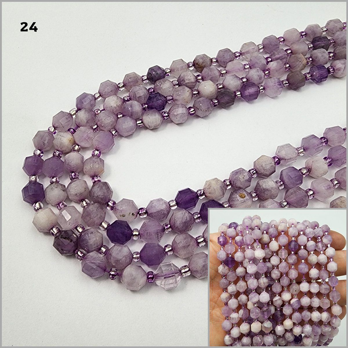 SALE Natural Faceted Gemstone Beads Star Cut Gemstone Spacer for Bracelet  Necklace DIY Jewelry Making, Natural Chakra Beads GRN265