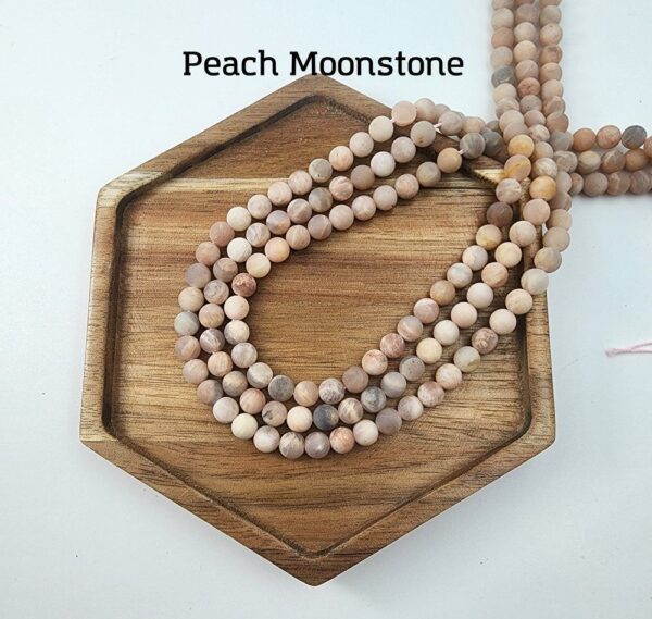 Natural Gemstone Polished and Matte Round Loose Beads for Jewelry Making Design AAAA Quality, Howlite Moonstone Tiger Eye Onyx, PRP839 - Image 8