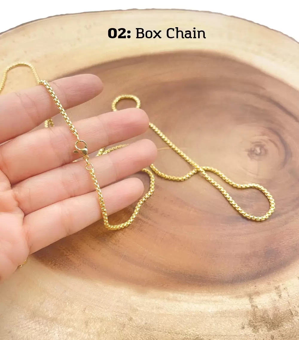 18" Ball Bead Chain, Box Chain, Rolo Cable Chain, 18 Inch Gold Filled Layering Chain, Wholesale Bulk Roll Chain for Jewelry Making, CH317 - Image 6