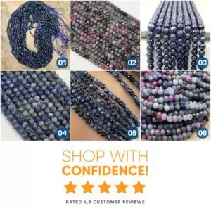 Natural Blue Sapphire Beads, Genuine Natural Faceted Round Gemstones, Faceted Loose Beads, Natural Ruby Sapphire, PRP_Batch27