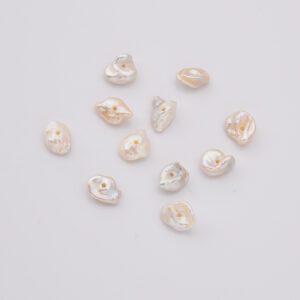 Keshi Pearl Beads Natural Freshwater Pearls Genuine Freshwater Pearl Keshi 4A Grade Pearls, Small Freshwater Pearl Beads 5-7mm FWP064